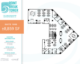 17011 Beach Blvd, Huntington Beach, CA for lease Floor Plan- Image 1 of 2