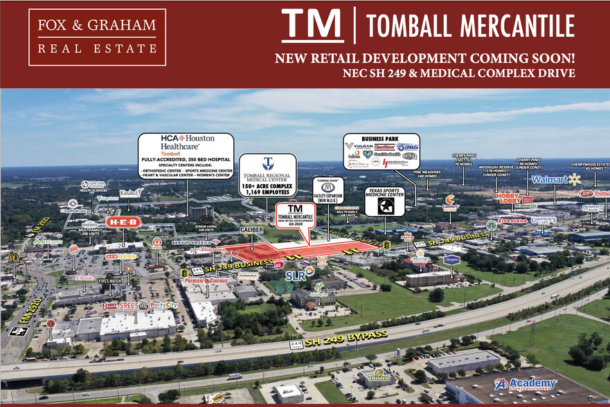 NEC SH 249 & Medical Complex Drive, Tomball, TX for lease - Other - Image 1 of 4