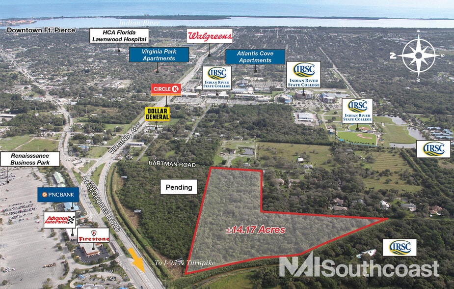 Okeechobee Rd & Hartman Rd, Fort Pierce, FL for sale - Building Photo - Image 2 of 4