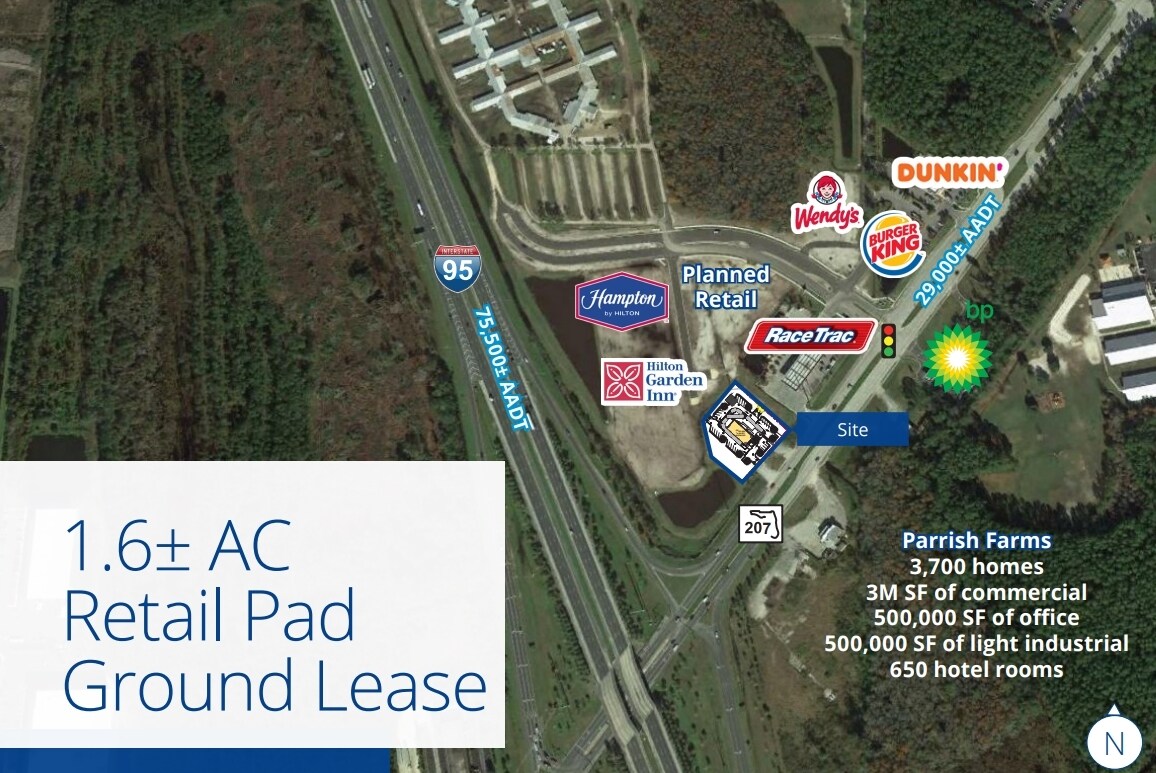 2525 SR 207, Saint Augustine, FL for sale Aerial- Image 1 of 1