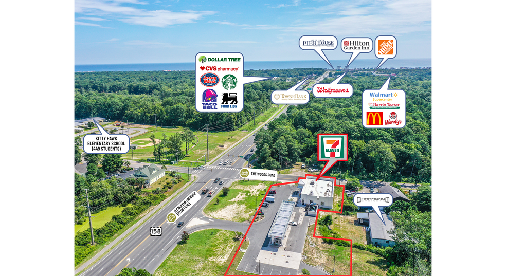 6100 N Croatan Hwy, Kitty Hawk, NC for sale - Building Photo - Image 3 of 4