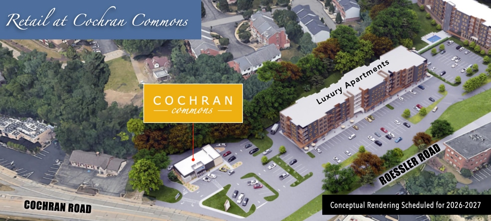 1910 Cochran Rd, Pittsburgh, PA for lease - Aerial - Image 2 of 5