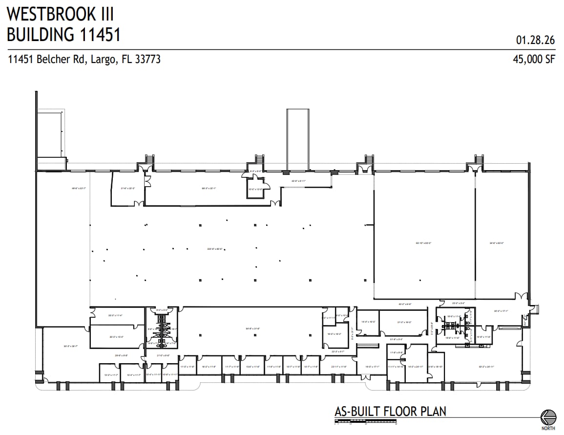 11401 Belcher Rd, Largo, FL for lease Floor Plan- Image 1 of 1