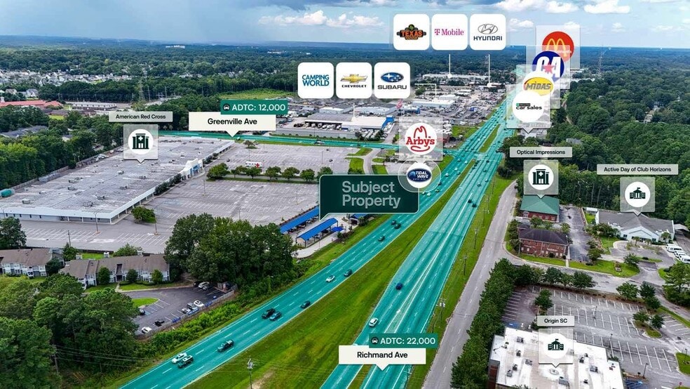 8081 Rivers Ave, North Charleston, SC for sale - Aerial - Image 3 of 3