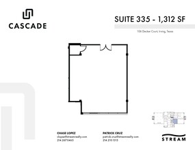 104 Decker Ct, Irving, TX for lease Floor Plan- Image 1 of 1