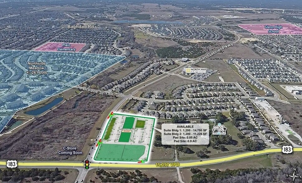 San Gabriel Pkwy & US-183, Leander, TX for sale - Building Photo - Image 2 of 5