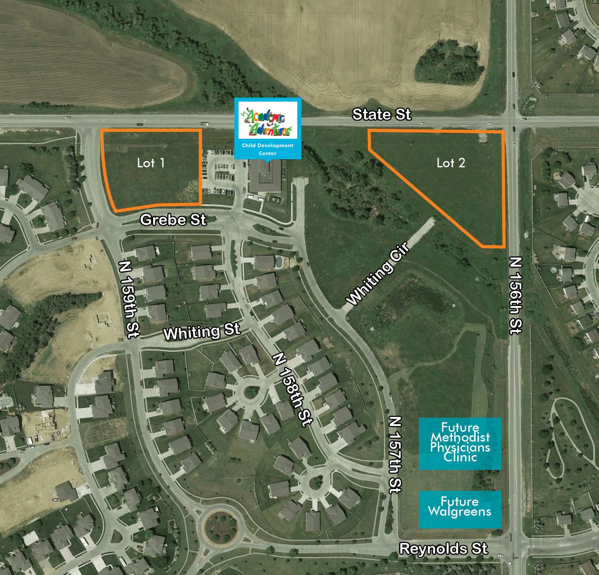 15710 Grebe St, Omaha, NE for sale Aerial- Image 1 of 1