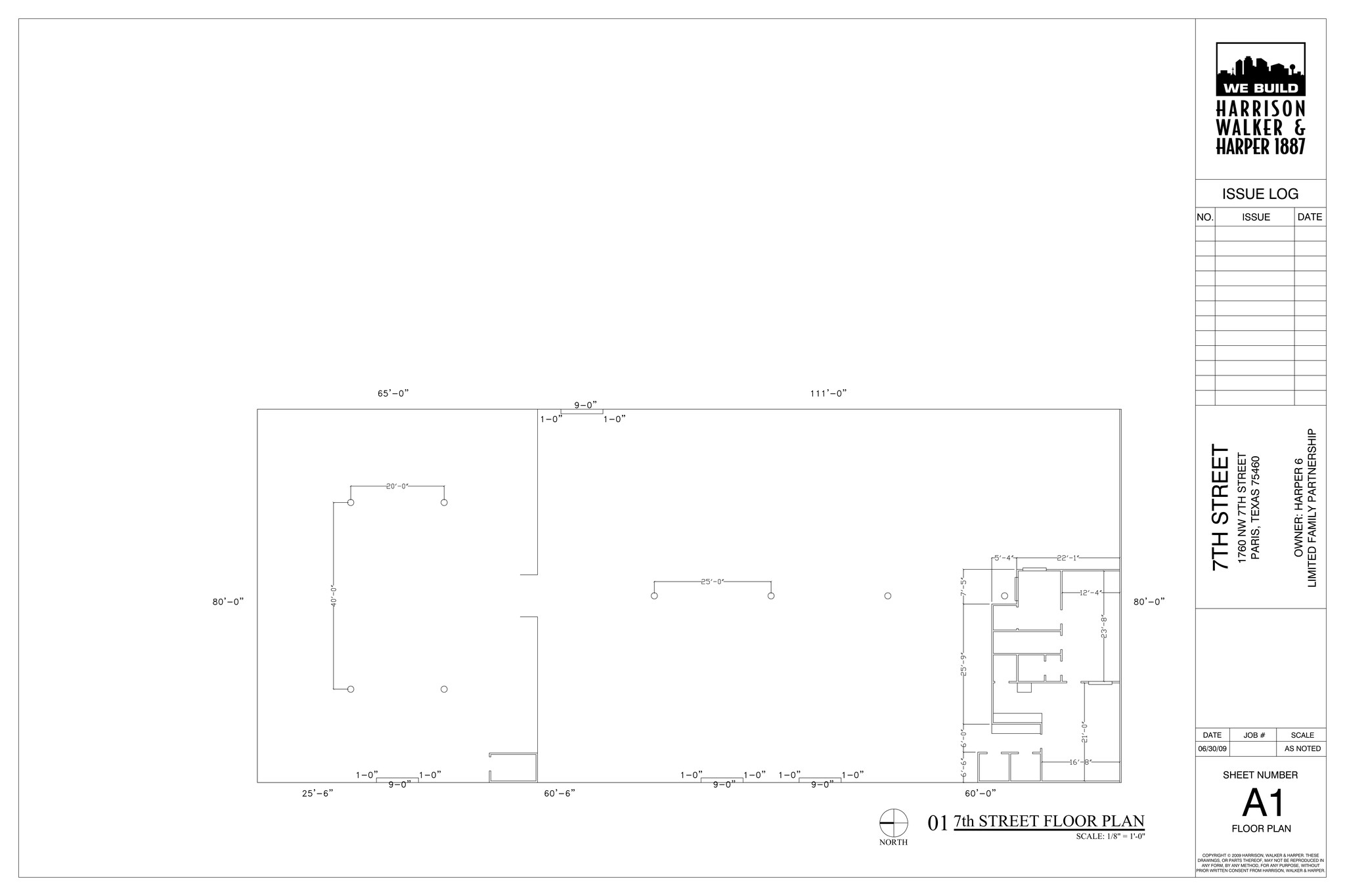 1760 7th St NW, Paris, TX for lease Site Plan- Image 1 of 1