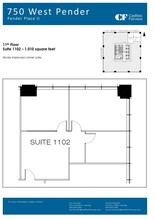 750 W Pender St, Vancouver, BC for lease Floor Plan- Image 1 of 1