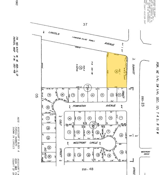 2450 E Lincoln Ave, Anaheim, CA for sale - Plat Map - Image 1 of 1