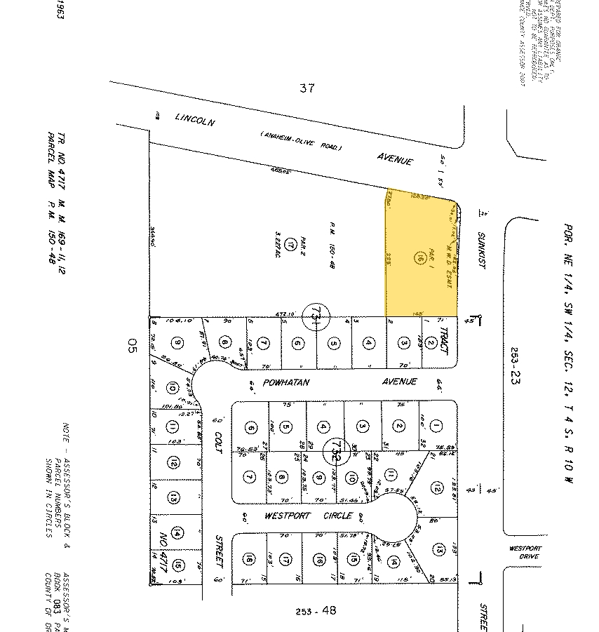 2450 E Lincoln Ave, Anaheim, CA for sale Plat Map- Image 1 of 1