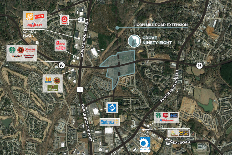 Highway 98 & Capital Blvd, Wake Forest, NC for lease - Building Photo - Image 1 of 1