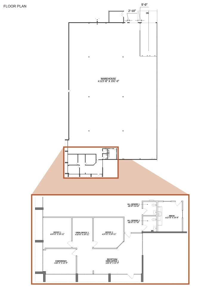10825 7th St, Rancho Cucamonga, CA for lease Floor Plan- Image 1 of 1