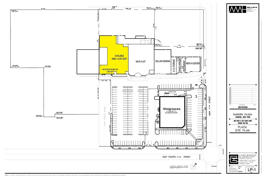 168 E 4th St, Dunkirk, NY for lease - Site Plan - Image 3 of 7