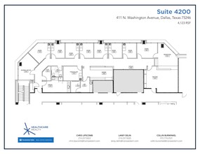 411 N Washington Ave, Dallas, TX for lease Floor Plan- Image 2 of 2