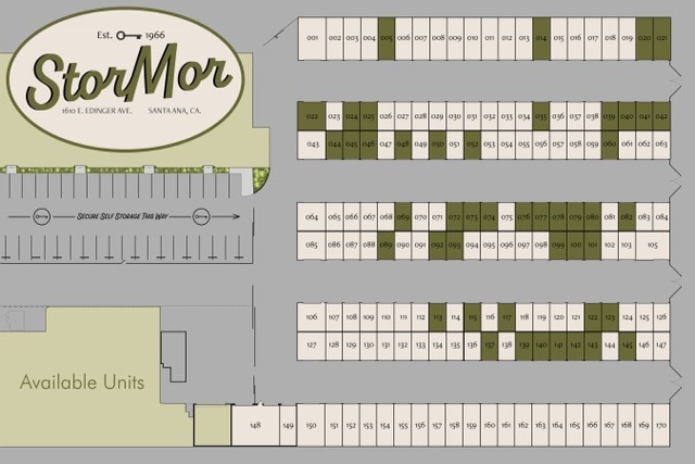 1610 E Edinger Ave, Santa Ana, CA for lease Site Plan- Image 1 of 1
