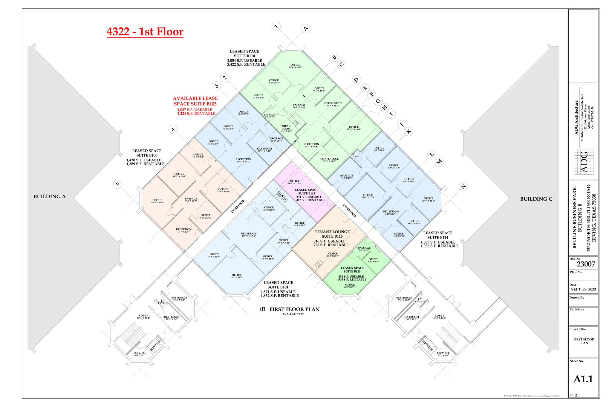 4320 N Belt Line Rd, Irving, TX for lease Floor Plan- Image 1 of 4