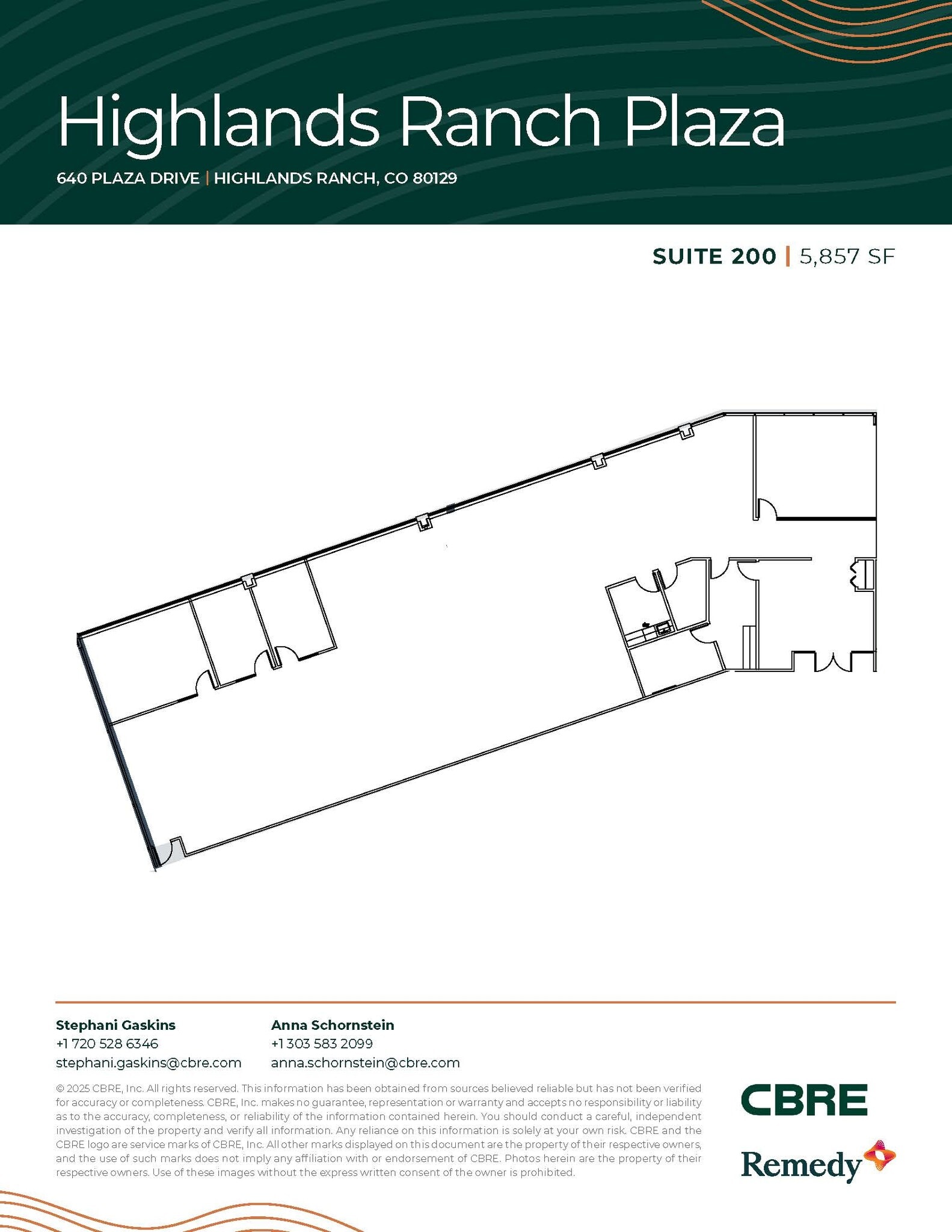 640 Plaza Dr, Highlands Ranch, CO for lease Floor Plan- Image 1 of 1