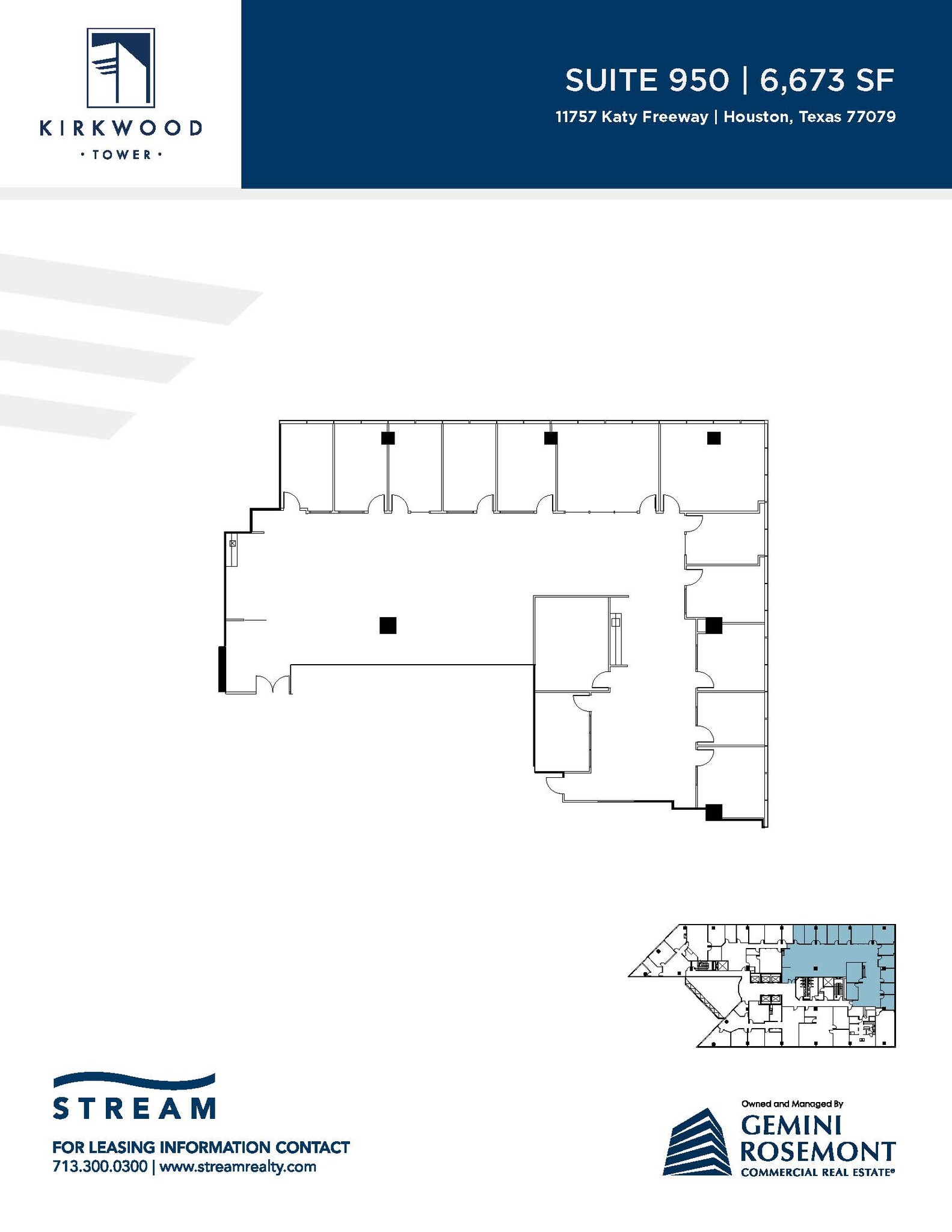 11757 Katy Fwy, Houston, TX for lease Floor Plan- Image 1 of 1