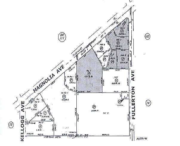 802 Magnolia Ave, Corona, CA for lease - Plat Map - Image 2 of 7