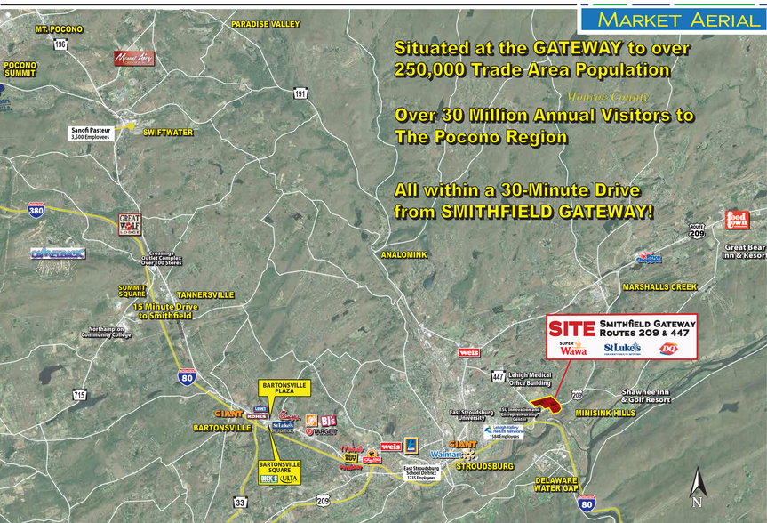 Route 209 & Music Center Dr, East Stroudsburg, PA for lease - Building Photo - Image 2 of 5