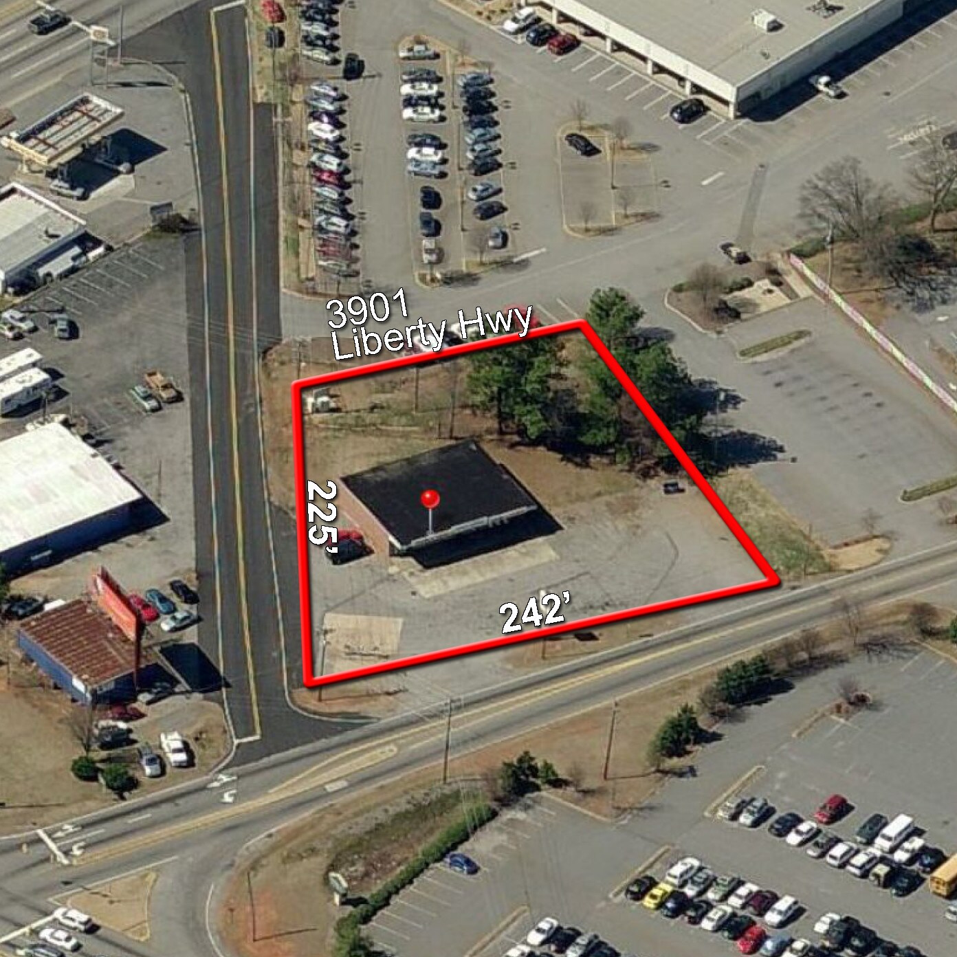 3901 Liberty Hwy, Anderson, SC for sale Aerial- Image 1 of 1