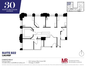 30 N Michigan Ave, Chicago, IL for lease Floor Plan- Image 1 of 9