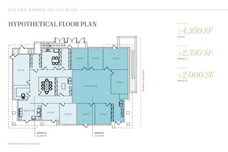 630 San Ramon Valley Blvd, Danville, CA for lease Floor Plan- Image 2 of 2