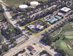 1700 W Central Rd, Arlington Heights, IL - AERIAL  map view