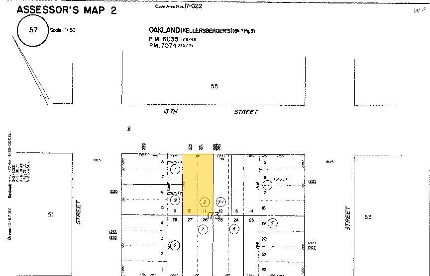 375 13th St, Oakland, CA for lease - Plat Map - Image 2 of 2