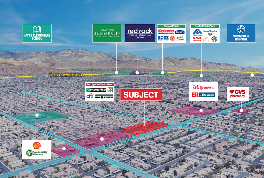 3525-3555 S Fort Apache Rd, Las Vegas, NV for lease - Building Photo - Image 2 of 10