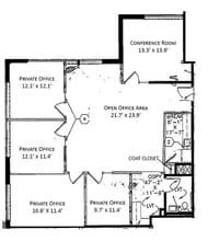 290-300 S County Farm Rd, Wheaton, IL for lease Floor Plan- Image 2 of 2