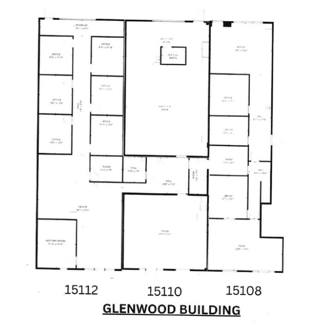 15106-15118 Glenwood St, Overland Park, KS for lease Floor Plan- Image 1 of 1