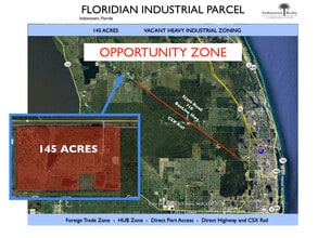 18300 SW Warfield Blvd, Indiantown, FL - aerial  map view