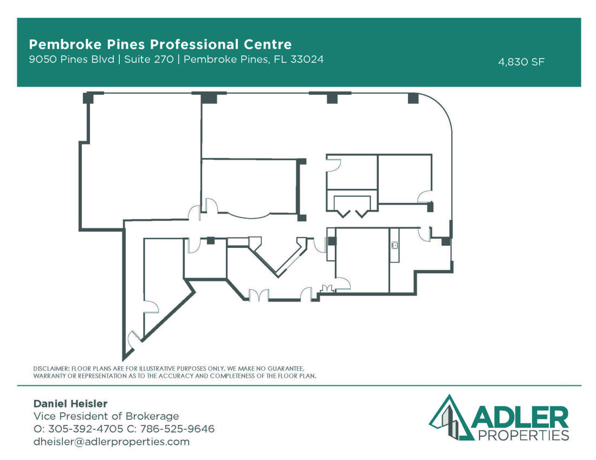 9050 Pines Blvd, Pembroke Pines, FL for lease Floor Plan- Image 1 of 19