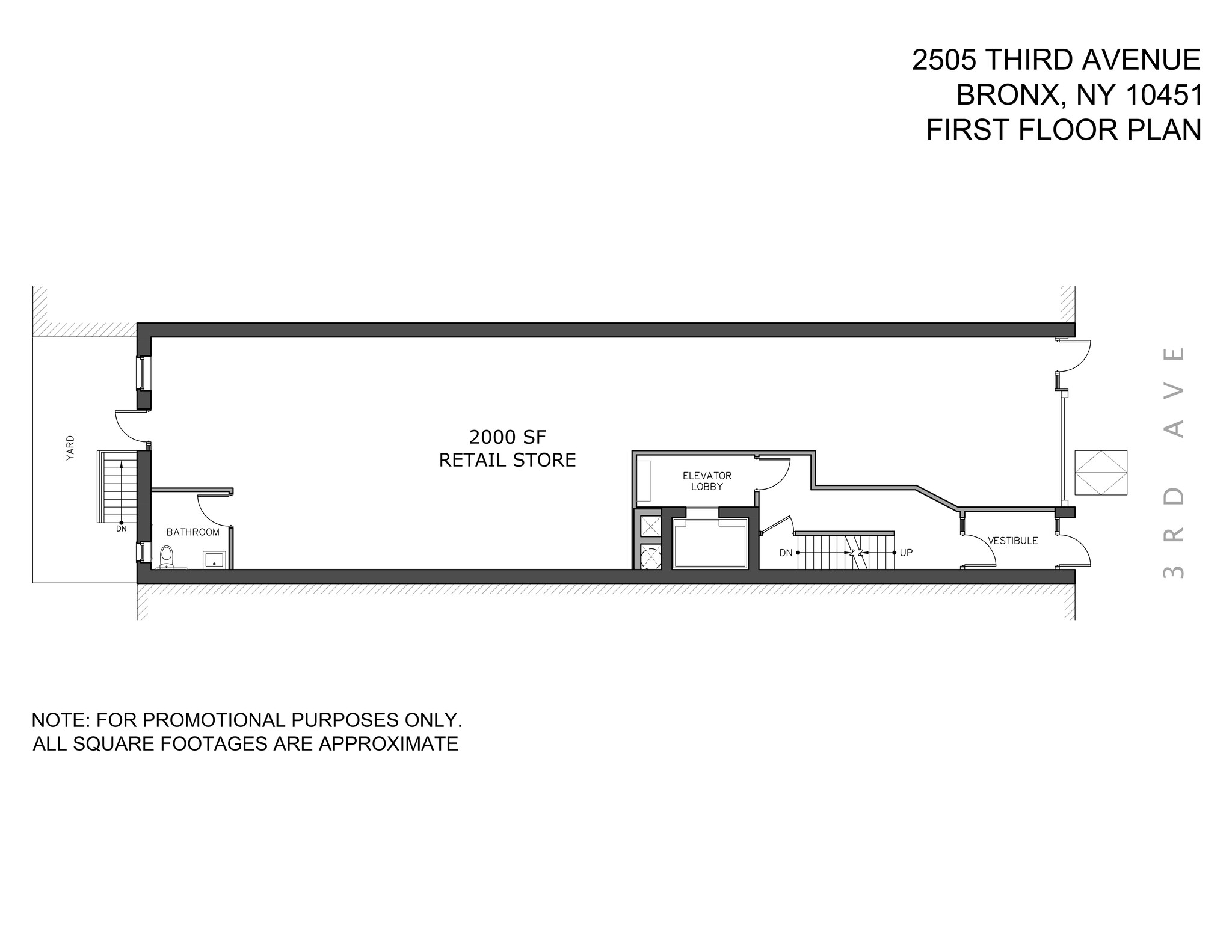 2505 3rd Ave, Bronx, NY for lease Site Plan- Image 1 of 1