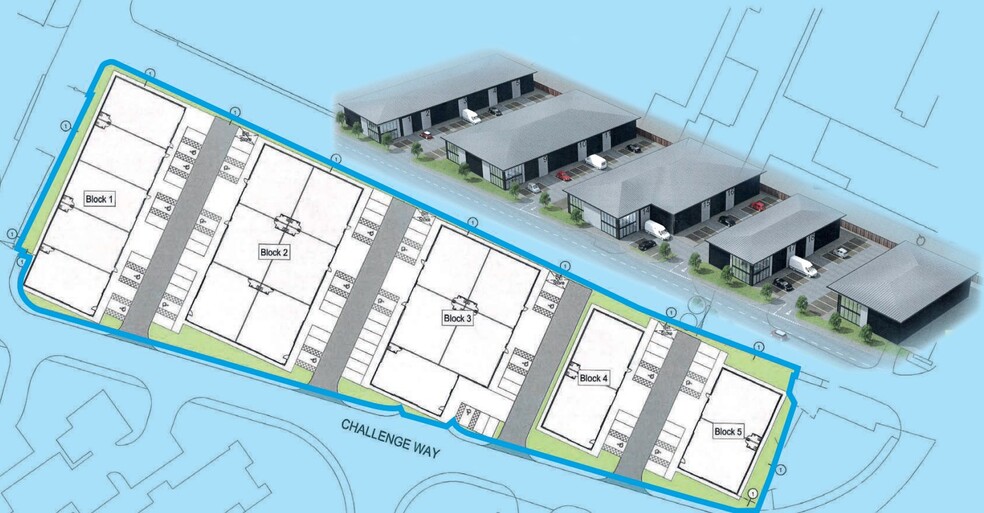 Challenge Way, Blackburn for lease - Site Plan - Image 2 of 2