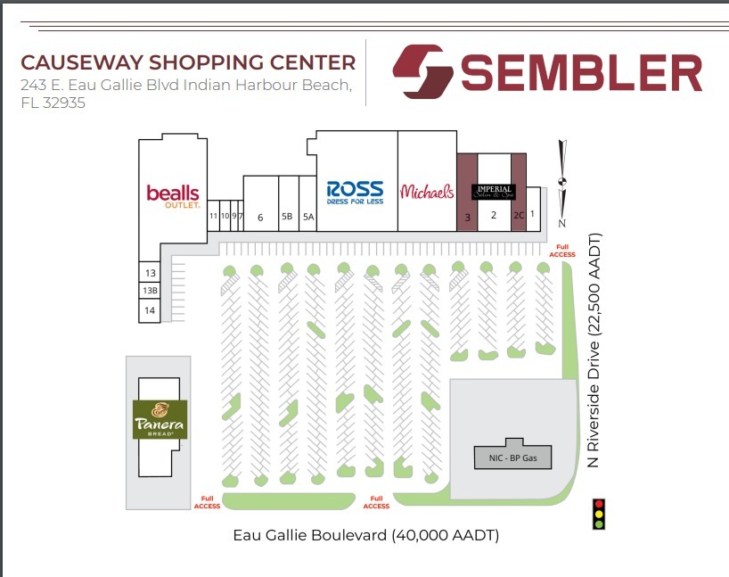 243 E Eau Gallie Blvd, Indian Harbour Beach, FL for lease Site Plan- Image 1 of 1