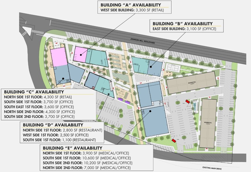 000 Johnson Mill Blvd, Fayetteville, AR for lease - Site Plan - Image 3 of 7