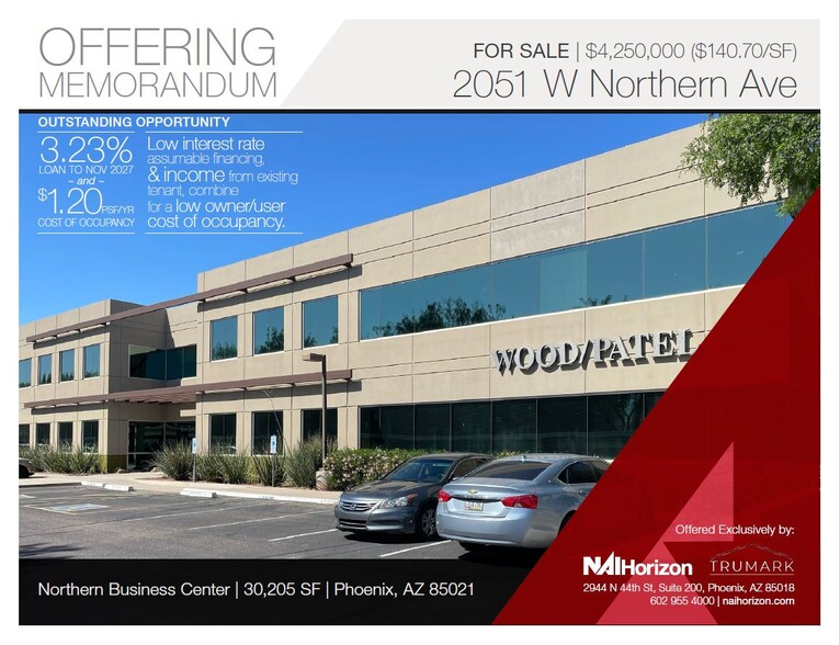 2051 W Northern Ave, Phoenix, AZ for sale - Building Photo - Image 1 of 11