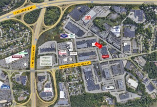 335 Washington St, Woburn, MA for lease Aerial- Image 1 of 2