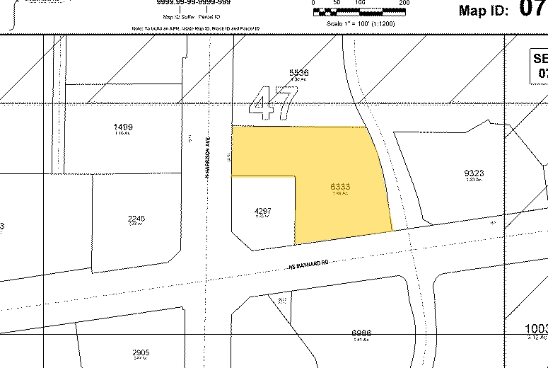 1002 N Harrison Ave, Cary, NC for sale - Plat Map - Image 1 of 1