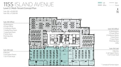 1155 Island Ave, San Diego, CA for lease Floor Plan- Image 1 of 1