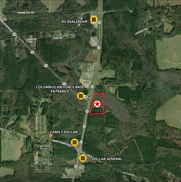 Frontage Rd, Columbus, MS 39705 Land for Sale