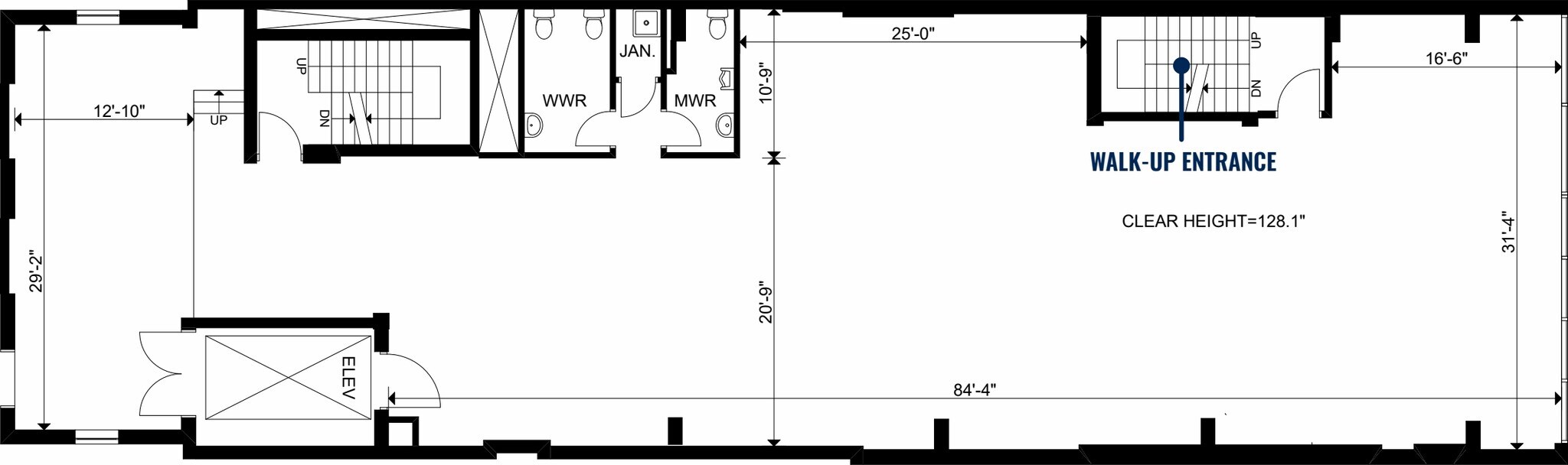 501 Queen St W, Toronto, ON for lease Floor Plan- Image 1 of 5
