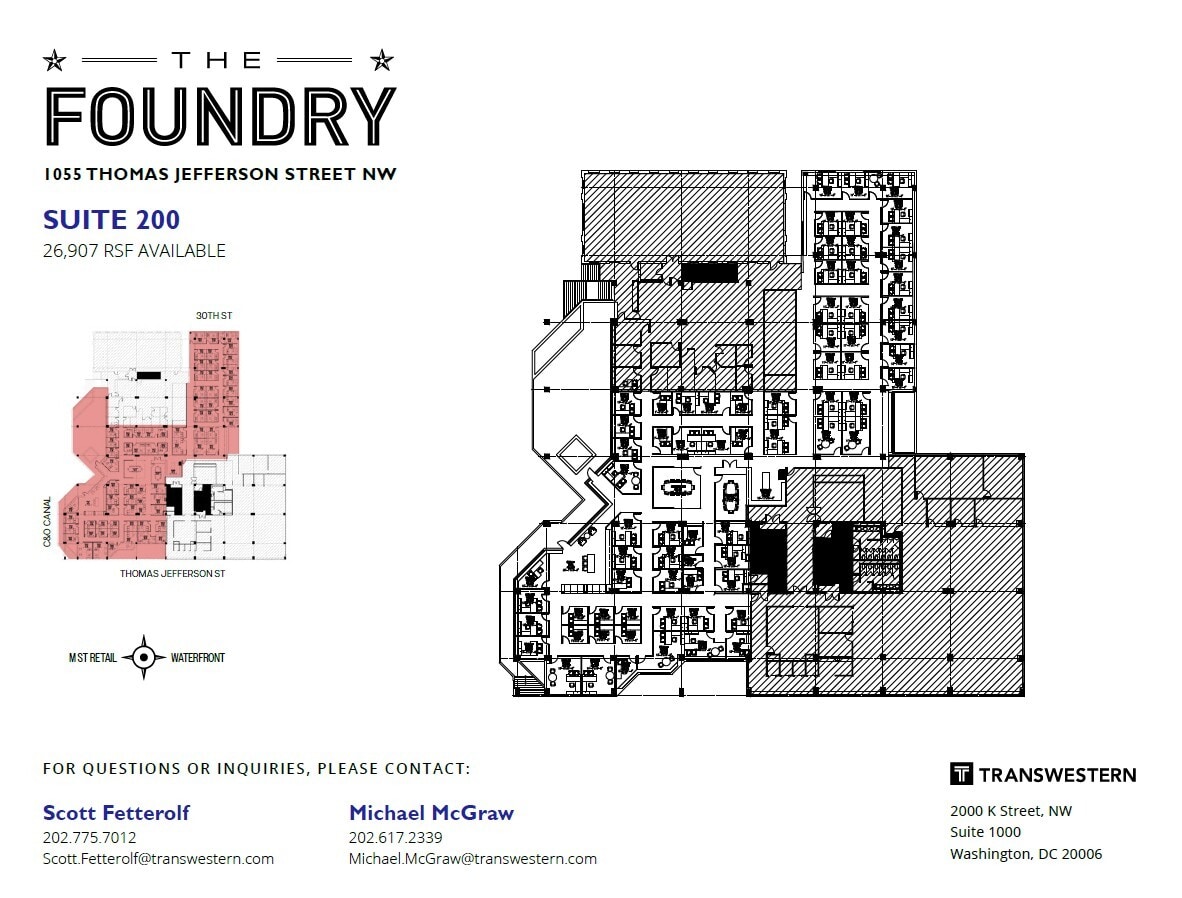 1055 Thomas Jefferson St NW, Washington, DC for lease Interior Photo- Image 1 of 1