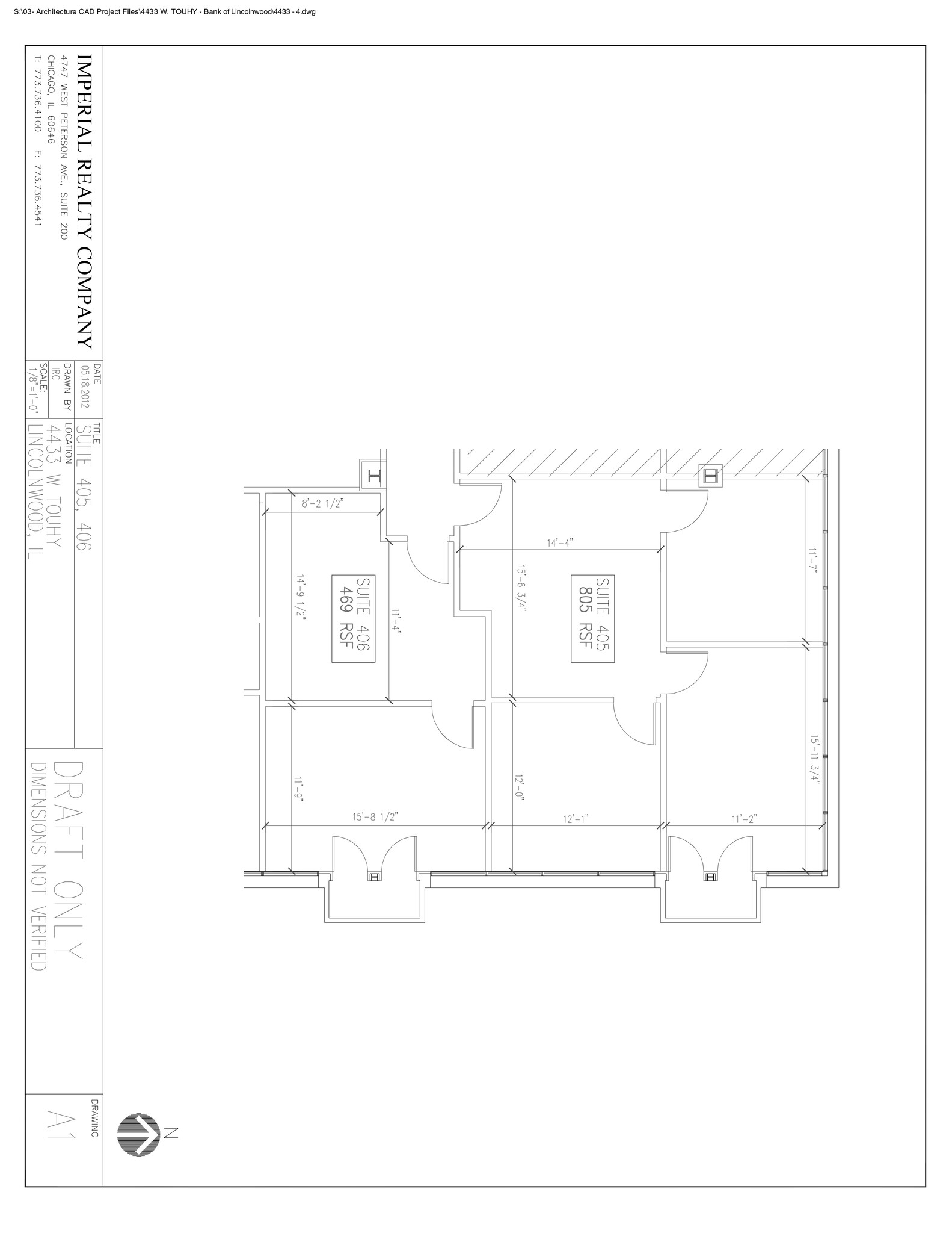 4433 W Touhy Ave, Lincolnwood, IL for lease Site Plan- Image 1 of 1