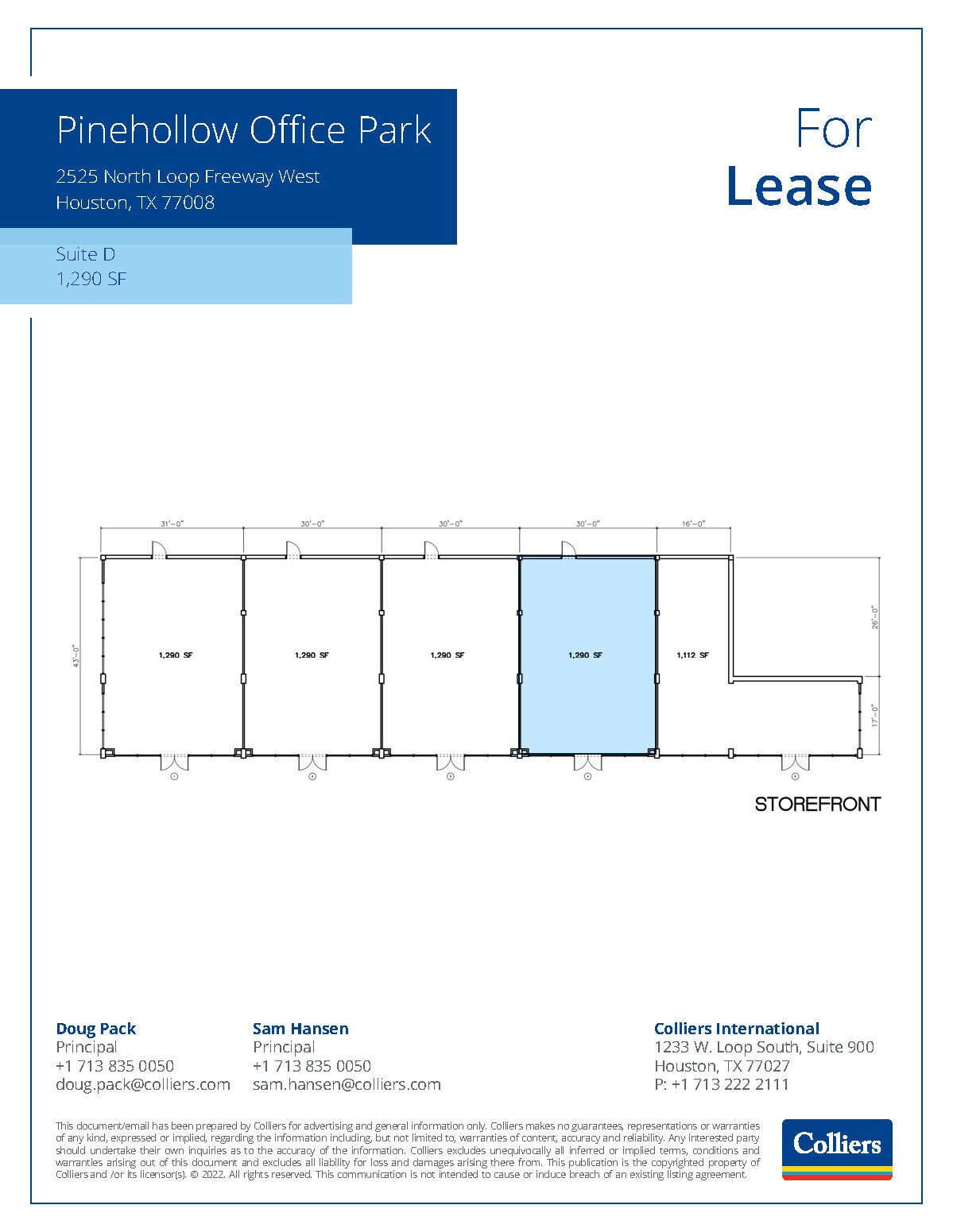 2525 N Loop Fwy W, Houston, TX for lease Floor Plan- Image 1 of 1