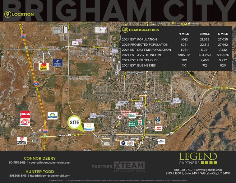 1050 W 1100 S, Brigham City, UT for sale - Aerial - Image 3 of 3