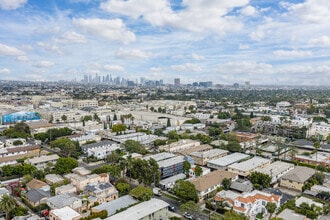 5912 Willoughby Ave, Los Angeles, CA - Aerial map view